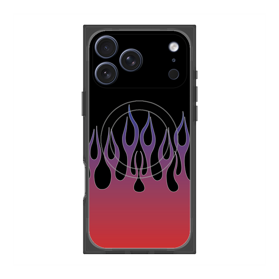 Premium Square Case with MagSafe［ Flame - Red ］