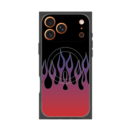 Premium Square Case with MagSafe［ Flame - Red ］