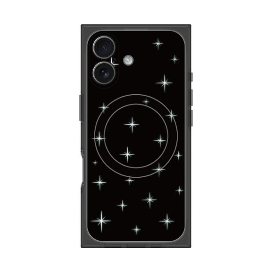 Premium Square Case with MagSafe［ Glitter - Black ］