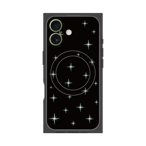 Premium Square Case with MagSafe［ Glitter - Black ］