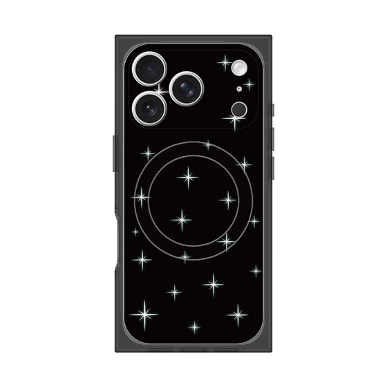 Premium Square Case with MagSafe［ Glitter - Black ］