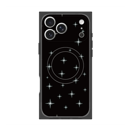 Premium Square Case with MagSafe［ Glitter - Black ］