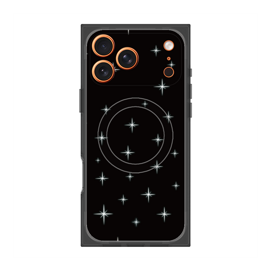 Premium Square Case with MagSafe［ Glitter - Black ］