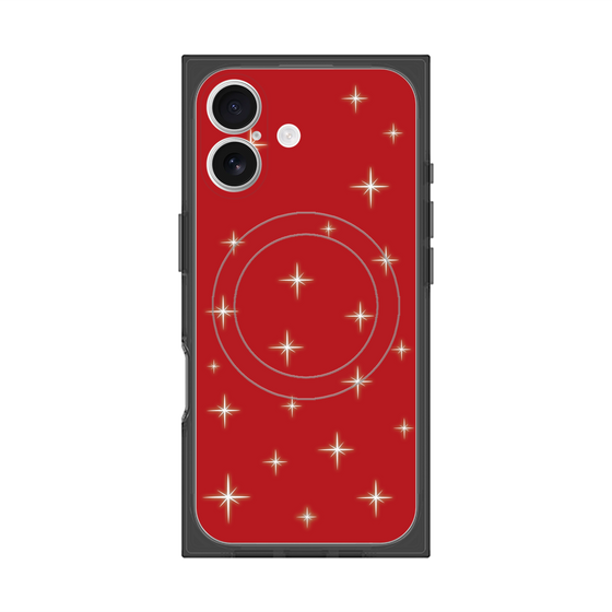 Premium Square Case with MagSafe［ Glitter - Red ］