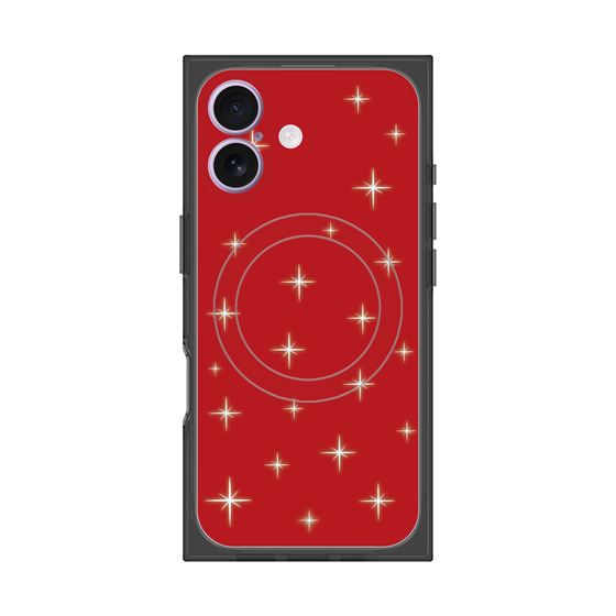 Premium Square Case with MagSafe［ Glitter - Red ］