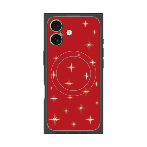 Premium Square Case with MagSafe［ Glitter - Red ］