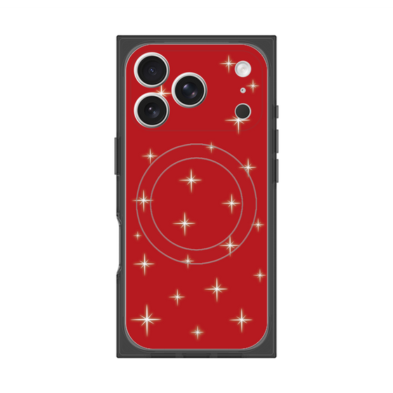 Premium Square Case with MagSafe［ Glitter - Red ］