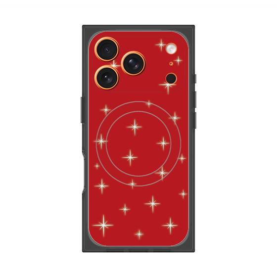 Premium Square Case with MagSafe［ Glitter - Red ］