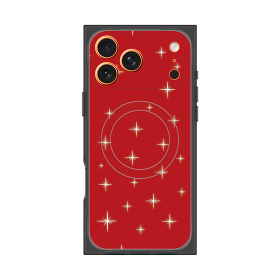 Premium Square Case with MagSafe［ Glitter - Red ］