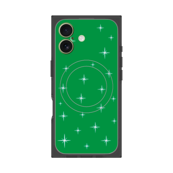 Premium Square Case with MagSafe［ Glitter - Green ］