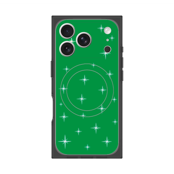 Premium Square Case with MagSafe［ Glitter - Green ］