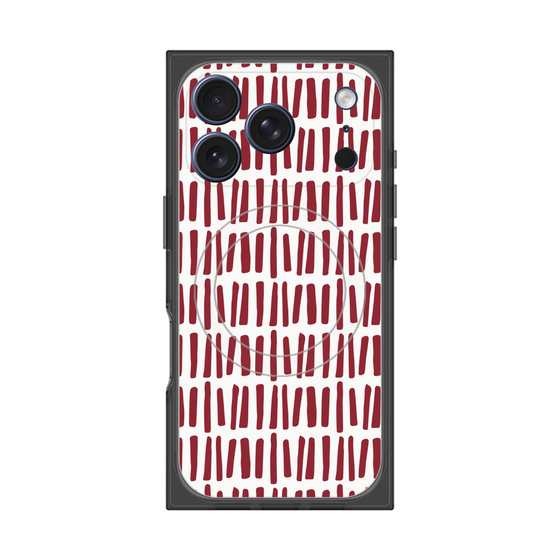 Premium Square Case with MagSafe［ Nordic - Red ］