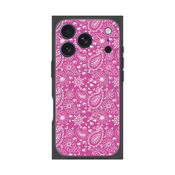 Premium Square Case with MagSafe［ Paisley - Pink ］