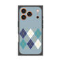 Premium Square Case with MagSafe［ Nordic Argyle - Blue ］