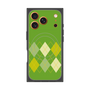 Premium Square Case with MagSafe［ Nordic Argyle - Green ］