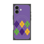 Premium Square Case with MagSafe［ Nordic Argyle - Purple ］