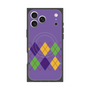 Premium Square Case with MagSafe［ Nordic Argyle - Purple ］