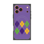 Premium Square Case with MagSafe［ Nordic Argyle - Purple ］
