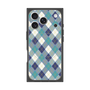 Premium Square Case with MagSafe［ Argyle - Blue ］