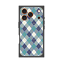 Premium Square Case with MagSafe［ Argyle - Blue ］