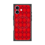 Premium Square Case with MagSafe［ Argyle - Red ］