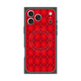 Premium Square Case with MagSafe［ Argyle - Red ］