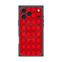 Premium Square Case with MagSafe［ Argyle - Red ］