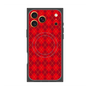 Premium Square Case with MagSafe［ Argyle - Red ］