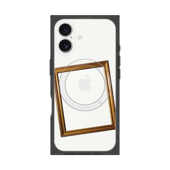 Premium Square Case with MagSafe［ Photo Frame - White ］