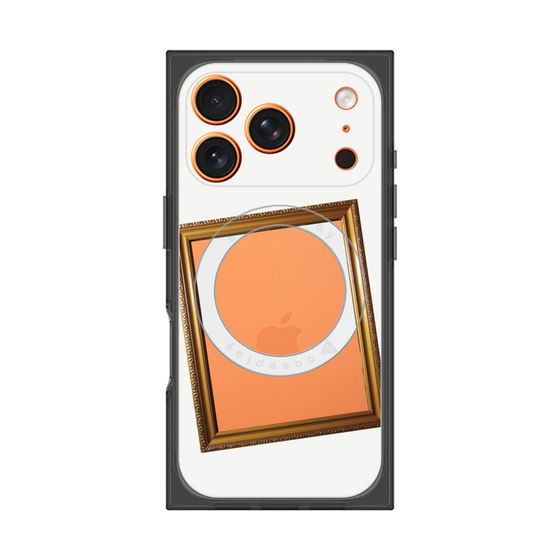 Premium Square Case with MagSafe［ Photo Frame - White ］