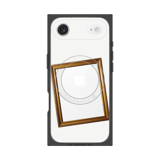 Premium Square Case with MagSafe［ Photo Frame - White ］