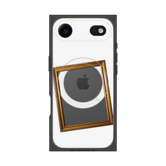 Premium Square Case with MagSafe［ Photo Frame - White ］