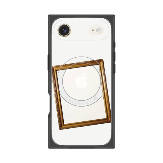 Premium Square Case with MagSafe［ Photo Frame - White ］