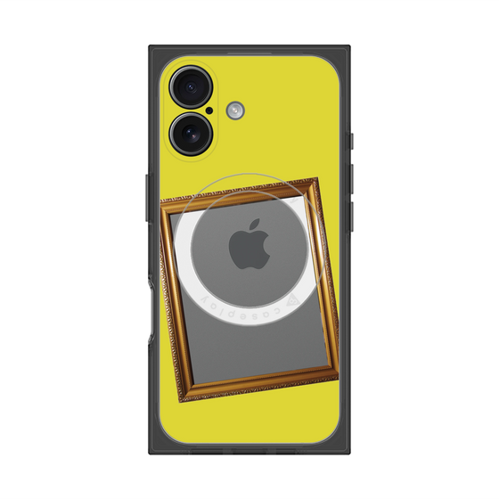 Premium Square Case with MagSafe［ Photo Frame - Yellow ］