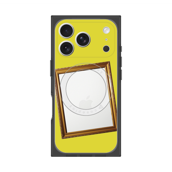 Premium Square Case with MagSafe［ Photo Frame - Yellow ］