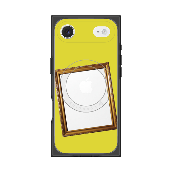 Premium Square Case with MagSafe［ Photo Frame - Yellow ］