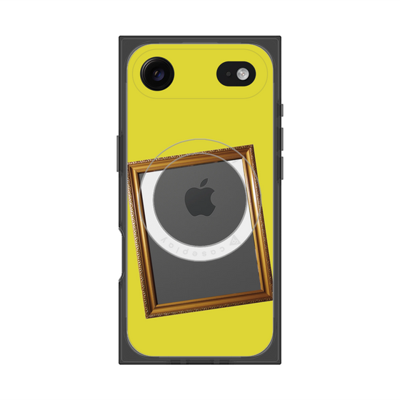 Premium Square Case with MagSafe［ Photo Frame - Yellow ］