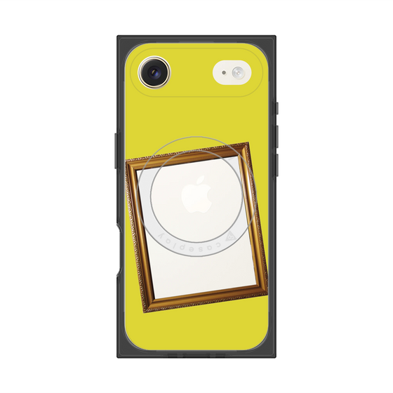 Premium Square Case with MagSafe［ Photo Frame - Yellow ］