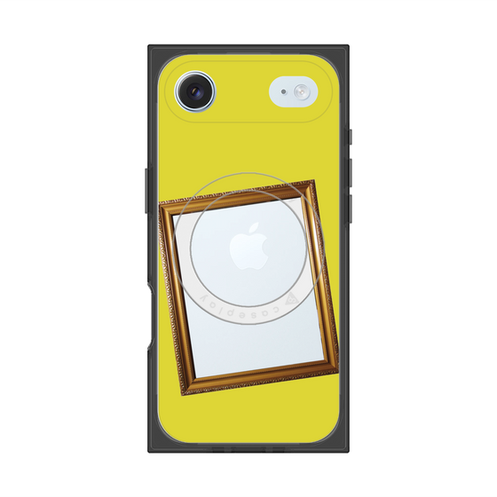 Premium Square Case with MagSafe［ Photo Frame - Yellow ］