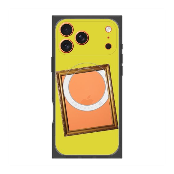 Premium Square Case with MagSafe［ Photo Frame - Yellow ］