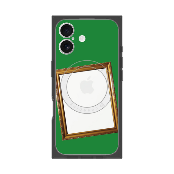 Premium Square Case with MagSafe［ Photo Frame - Green ］