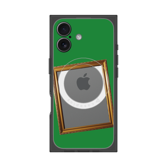 Premium Square Case with MagSafe［ Photo Frame - Green ］