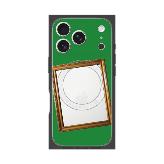 Premium Square Case with MagSafe［ Photo Frame - Green ］