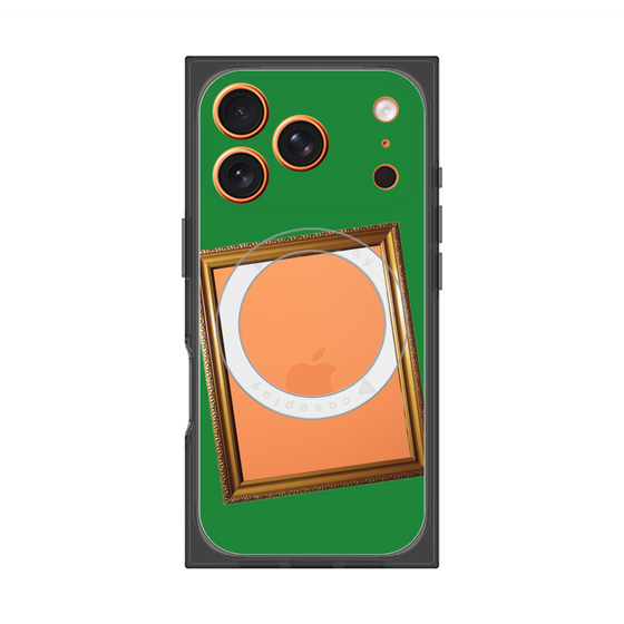 Premium Square Case with MagSafe［ Photo Frame - Green ］
