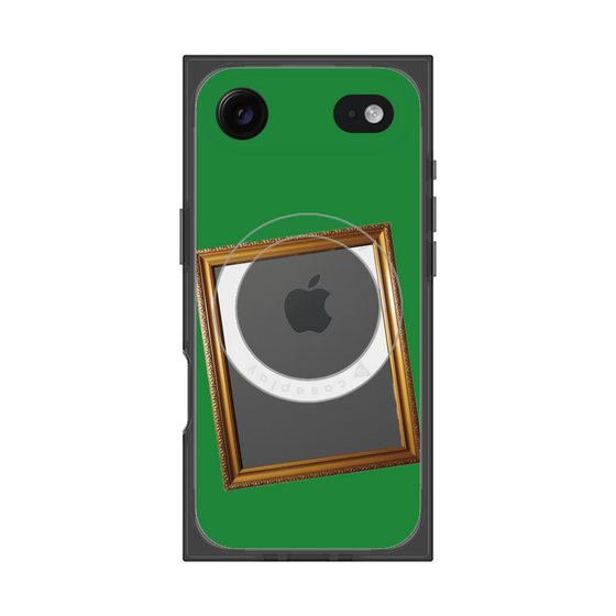 Premium Square Case with MagSafe［ Photo Frame - Green ］