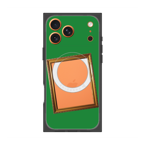 Premium Square Case with MagSafe［ Photo Frame - Green ］