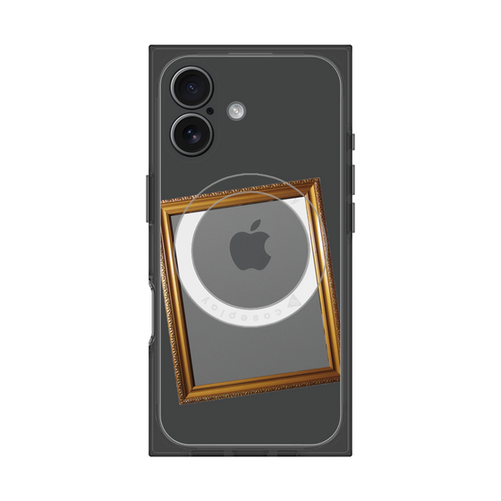 Premium Square Case with MagSafe［ Photo Frame - Gray ］