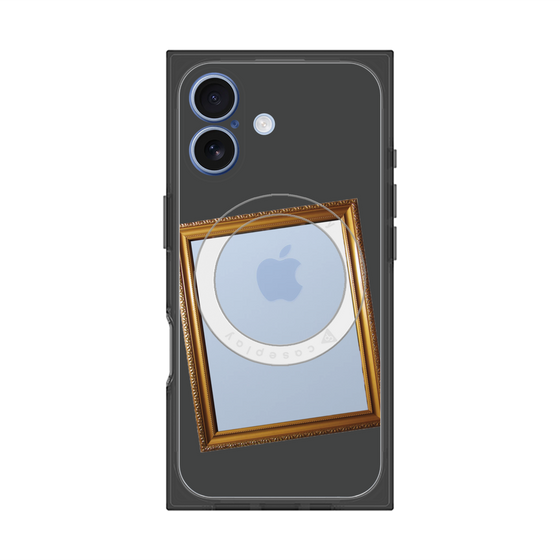 Premium Square Case with MagSafe［ Photo Frame - Gray ］