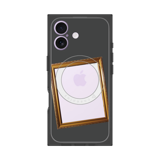 Premium Square Case with MagSafe［ Photo Frame - Gray ］