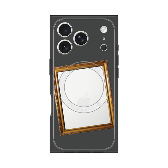 Premium Square Case with MagSafe［ Photo Frame - Gray ］